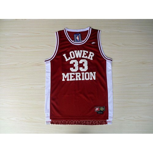 Camiseta Lower Merion Kobe Bryant NO 33 Rojo